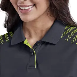 Ladies Aerogrid Golf Shirt Close Up